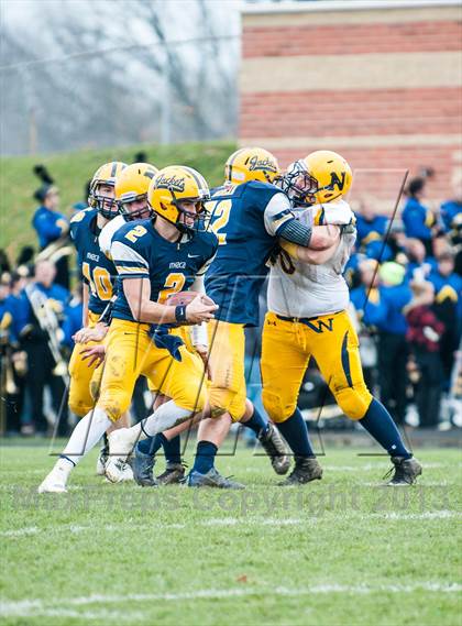Thumbnail 1 in Ithaca vs. Negaunee (MHSAA Region 1 Division 6 Final) photogallery.