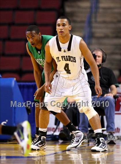 Thumbnail 2 in Lincoln vs. St. Francis (CIF State D2 Final) photogallery.