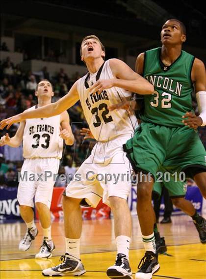 Thumbnail 3 in Lincoln vs. St. Francis (CIF State D2 Final) photogallery.