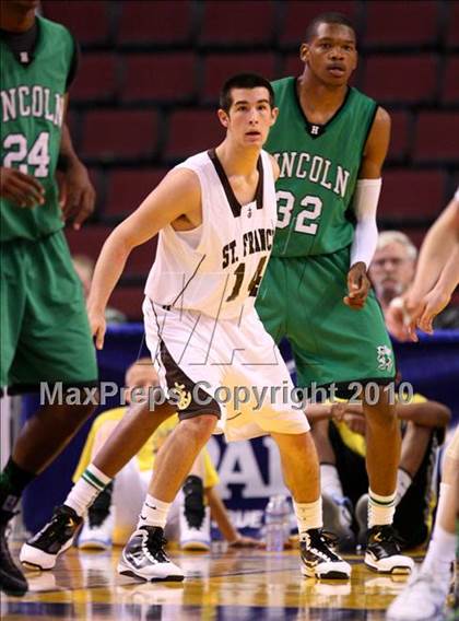 Thumbnail 3 in Lincoln vs. St. Francis (CIF State D2 Final) photogallery.