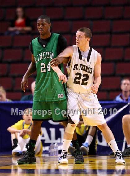 Thumbnail 2 in Lincoln vs. St. Francis (CIF State D2 Final) photogallery.