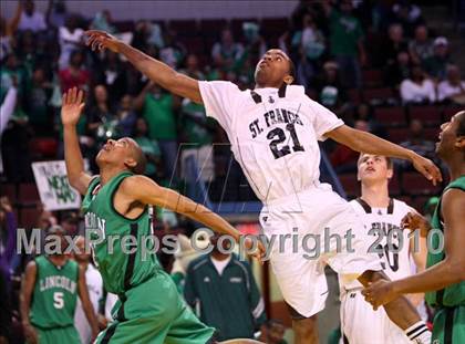 Thumbnail 2 in Lincoln vs. St. Francis (CIF State D2 Final) photogallery.