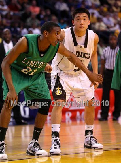 Thumbnail 2 in Lincoln vs. St. Francis (CIF State D2 Final) photogallery.