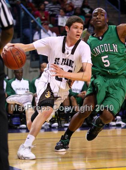 Thumbnail 3 in Lincoln vs. St. Francis (CIF State D2 Final) photogallery.