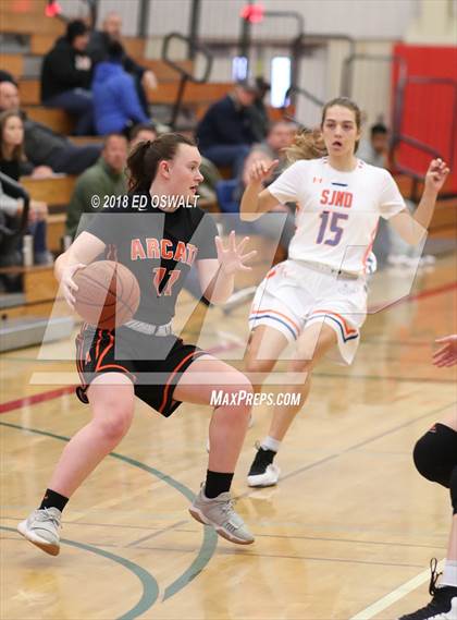 Thumbnail 2 in St. Joseph Notre Dame vs. Arcata (CIF NCS D4 Final) photogallery.