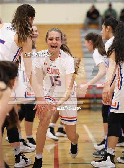 Thumbnail 2 in St. Joseph Notre Dame vs. Arcata (CIF NCS D4 Final) photogallery.