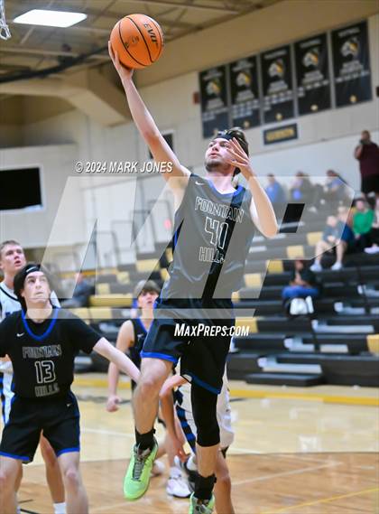 Thumbnail 1 in Desert Christian vs. Fountain Hills (ALA Coyotes Basketball Invitational) photogallery.
