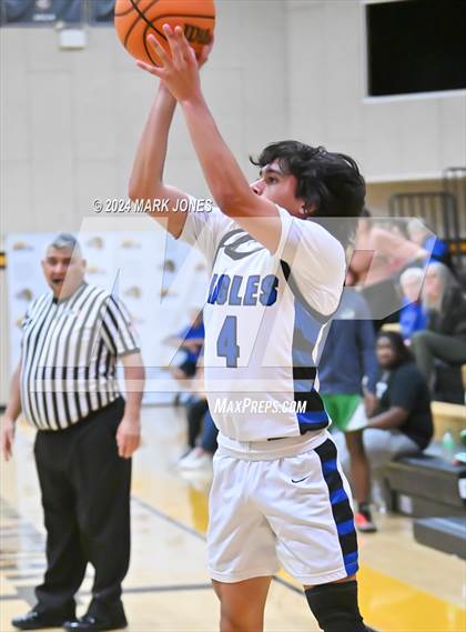 Thumbnail 2 in Desert Christian vs. Fountain Hills (ALA Coyotes Basketball Invitational) photogallery.