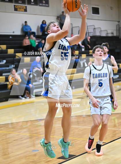 Thumbnail 1 in Desert Christian vs. Fountain Hills (ALA Coyotes Basketball Invitational) photogallery.