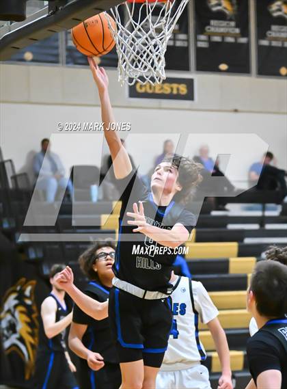 Thumbnail 2 in Desert Christian vs. Fountain Hills (ALA Coyotes Basketball Invitational) photogallery.
