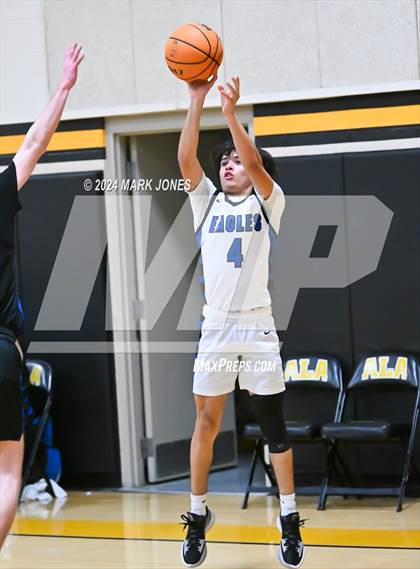 Thumbnail 2 in Desert Christian vs. Fountain Hills (ALA Coyotes Basketball Invitational) photogallery.