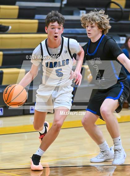Thumbnail 1 in Desert Christian vs. Fountain Hills (ALA Coyotes Basketball Invitational) photogallery.