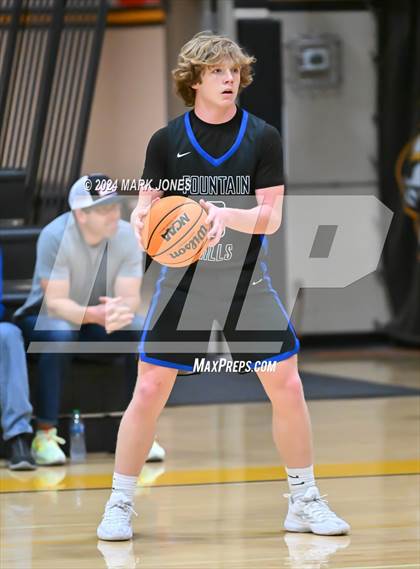 Thumbnail 1 in Desert Christian vs. Fountain Hills (ALA Coyotes Basketball Invitational) photogallery.
