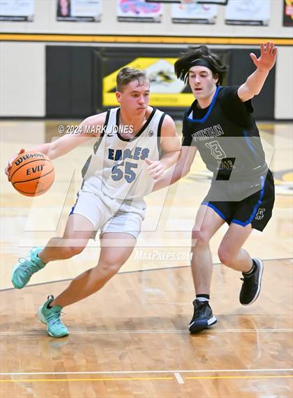 Thumbnail 3 in Desert Christian vs. Fountain Hills (ALA Coyotes Basketball Invitational) photogallery.