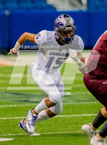 Thumbnail 2 in College Station vs. Calallen (UIL 5A Semifinal) photogallery.