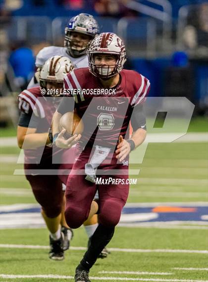 Thumbnail 3 in College Station vs. Calallen (UIL 5A Semifinal) photogallery.