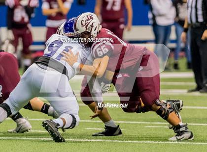 Thumbnail 3 in College Station vs. Calallen (UIL 5A Semifinal) photogallery.