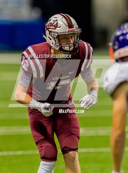 Thumbnail 1 in College Station vs. Calallen (UIL 5A Semifinal) photogallery.