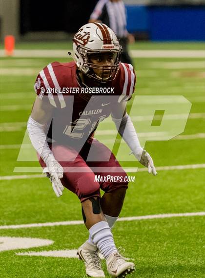 Thumbnail 1 in College Station vs. Calallen (UIL 5A Semifinal) photogallery.