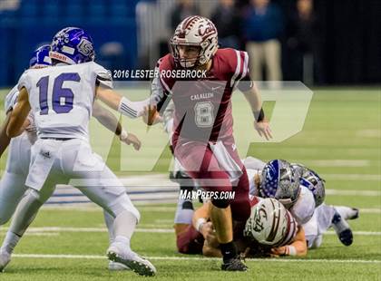 Thumbnail 2 in College Station vs. Calallen (UIL 5A Semifinal) photogallery.