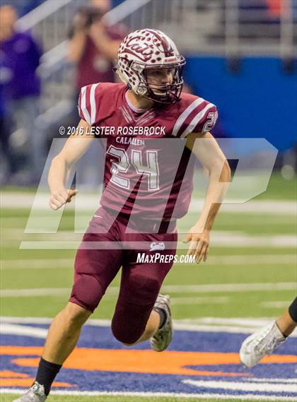 Thumbnail 2 in College Station vs. Calallen (UIL 5A Semifinal) photogallery.