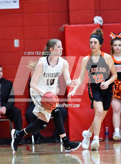 Thumbnail 2 in Riverside vs. Lamar (AAA 3A 1st Round Playoff) photogallery.