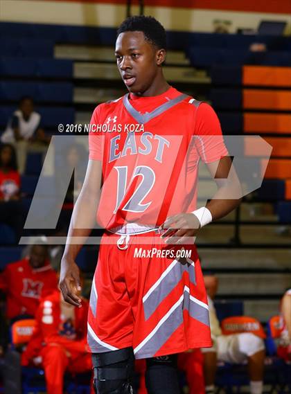 Thumbnail 3 in Denver East vs. Windermere Prep (Tarkanian Classic) photogallery.