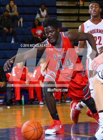 Thumbnail 1 in Denver East vs. Windermere Prep (Tarkanian Classic) photogallery.