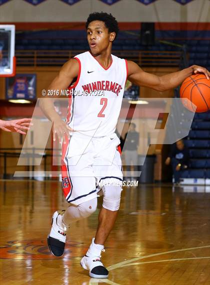 Thumbnail 3 in Denver East vs. Windermere Prep (Tarkanian Classic) photogallery.