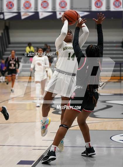 Thumbnail 2 in South Bend Washington vs. North Central (Sneakers for Santa Shootout) photogallery.