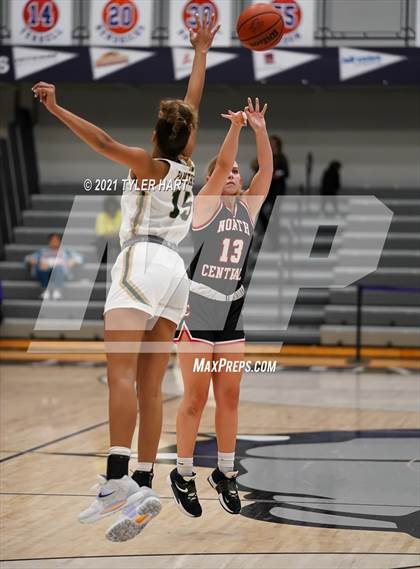 Thumbnail 3 in South Bend Washington vs. North Central (Sneakers for Santa Shootout) photogallery.