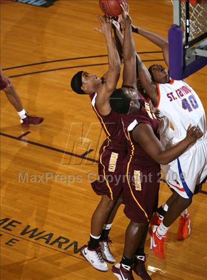 Thumbnail 2 in St. Raymond Boys vs. Mt. Vernon (SNY Invitational) photogallery.