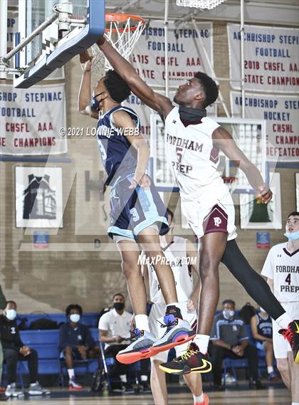 Thumbnail 1 in Monsignor Scanlan vs Fordham Prep (CHSAA Spring Tournament) photogallery.