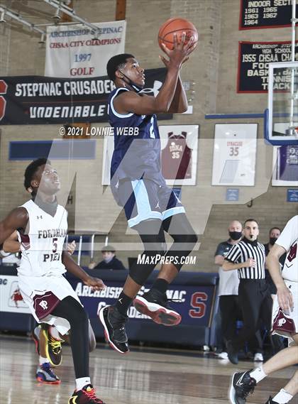 Thumbnail 3 in Monsignor Scanlan vs Fordham Prep (CHSAA Spring Tournament) photogallery.