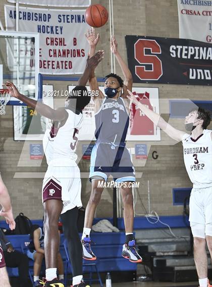 Thumbnail 3 in Monsignor Scanlan vs Fordham Prep (CHSAA Spring Tournament) photogallery.