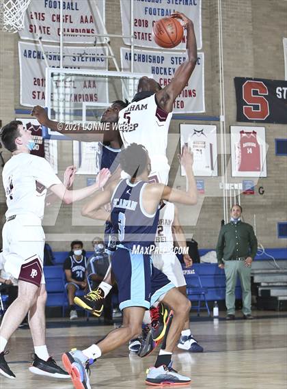 Thumbnail 2 in Monsignor Scanlan vs Fordham Prep (CHSAA Spring Tournament) photogallery.
