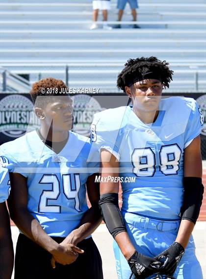 Thumbnail 2 in Farrington vs Carson (Polynesian Football Classic) photogallery.