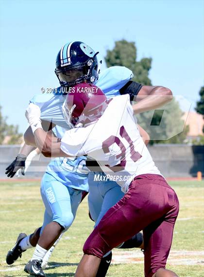 Thumbnail 1 in Farrington vs Carson (Polynesian Football Classic) photogallery.