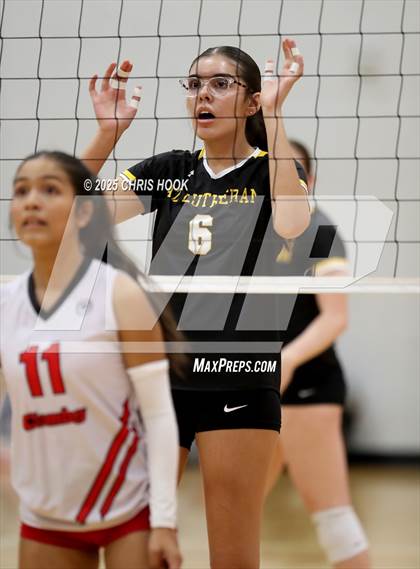 Thumbnail 1 in Combs vs Arizona Lutheran Academy (Florence Invitational) photogallery.