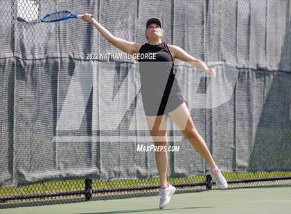 Thumbnail 2 in Girls Tennis Metro Tournament photogallery.