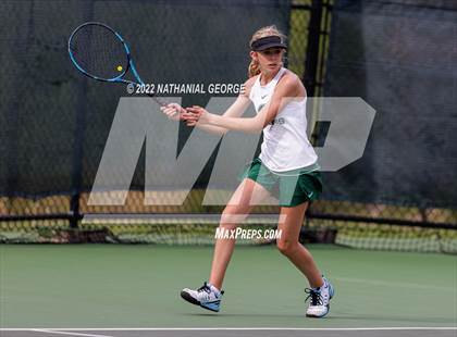 Thumbnail 1 in Girls Tennis Metro Tournament photogallery.