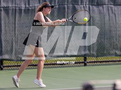 Thumbnail 1 in Girls Tennis Metro Tournament photogallery.