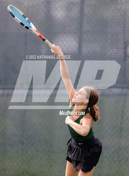 Thumbnail 1 in Girls Tennis Metro Tournament photogallery.