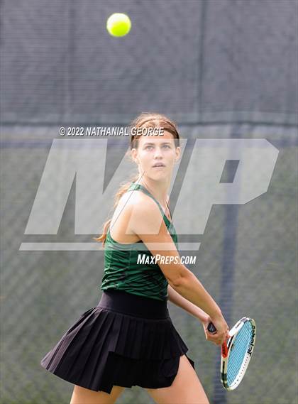 Thumbnail 2 in Girls Tennis Metro Tournament photogallery.