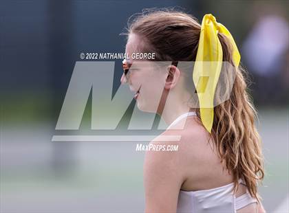 Thumbnail 3 in Girls Tennis Metro Tournament photogallery.