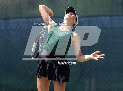 Thumbnail 1 in Girls Tennis Metro Tournament photogallery.