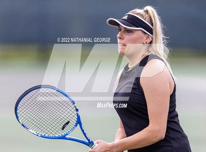 Thumbnail 2 in Girls Tennis Metro Tournament photogallery.
