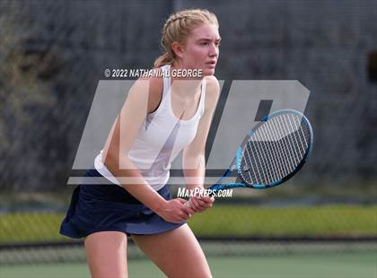 Thumbnail 1 in Girls Tennis Metro Tournament photogallery.
