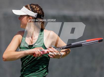 Thumbnail 1 in Girls Tennis Metro Tournament photogallery.