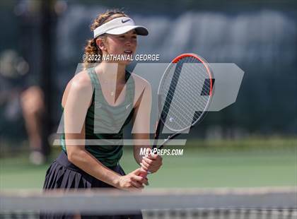 Thumbnail 2 in Girls Tennis Metro Tournament photogallery.